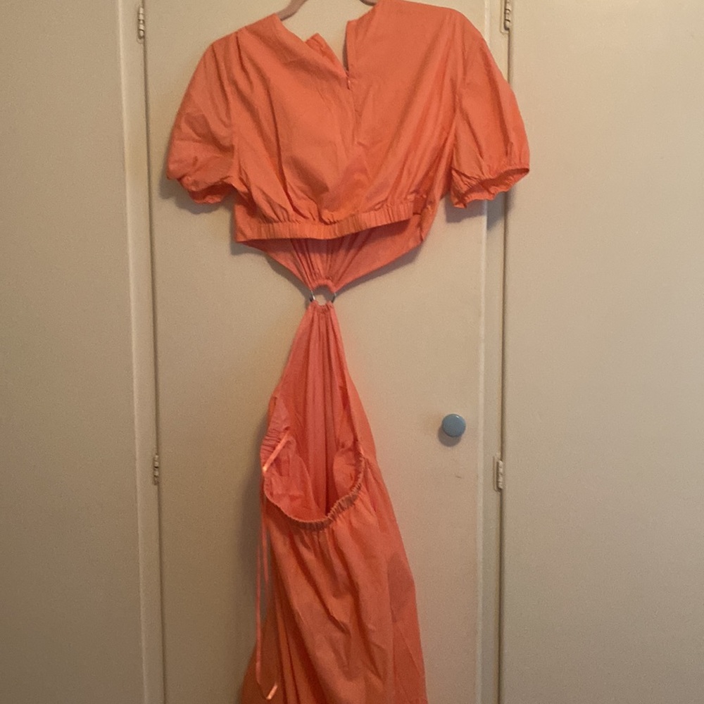 NWT STAUD pink calypso dress size Large - Picture 5 of 6